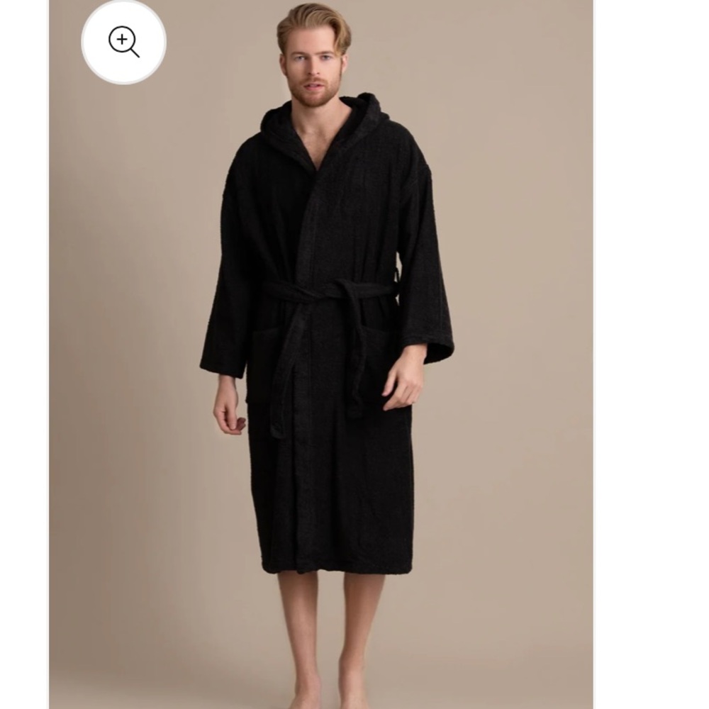 FASHION Hooded  MEN 100%Cotton  Robe size XL